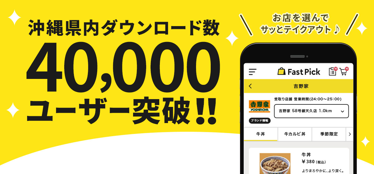 ダウンロード数が40,000ユーザー突破！！